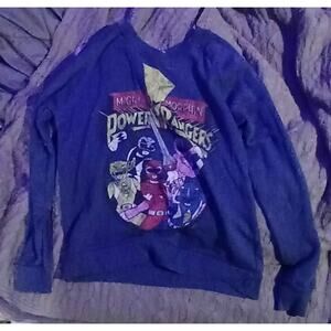 Vintage Women's Mighty Morphin Power Rangers Sweater (M)